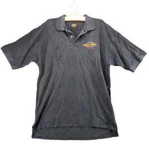 Race Rock Orlando Polo Shirt Mens Large Short Sleeve Gray Regular Fit Cotton